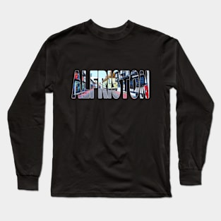 ALFRISTON - East Sussex England Small Village Long Sleeve T-Shirt